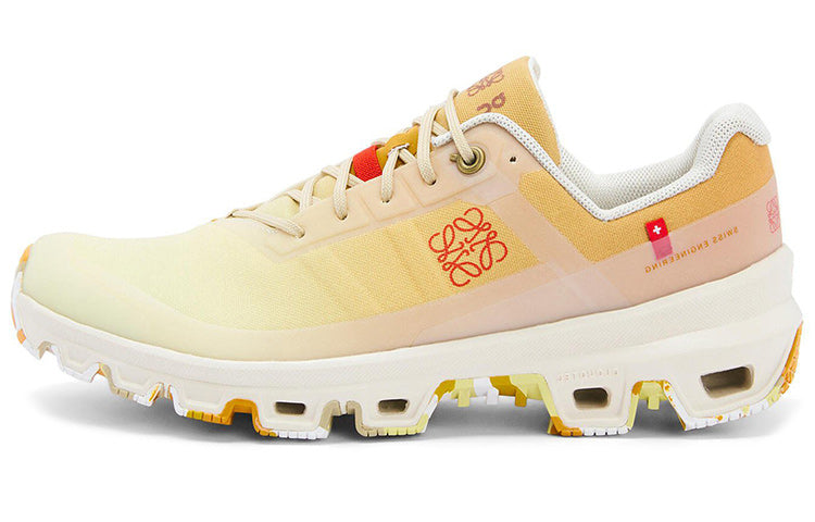 On x LOEWE Cloudventure Wear-Resistant Low-Top Sports Casual Shoes Men's Gradient Yellow