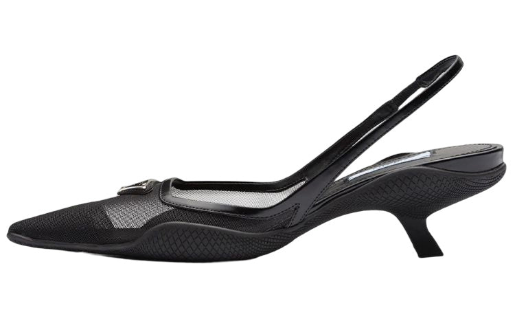 PRADA Irregular Heel High Heels Women's Black