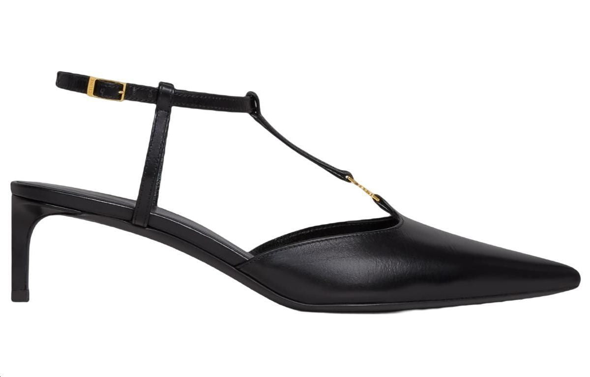 CELINE Slim Heel High Heels Women's Black
