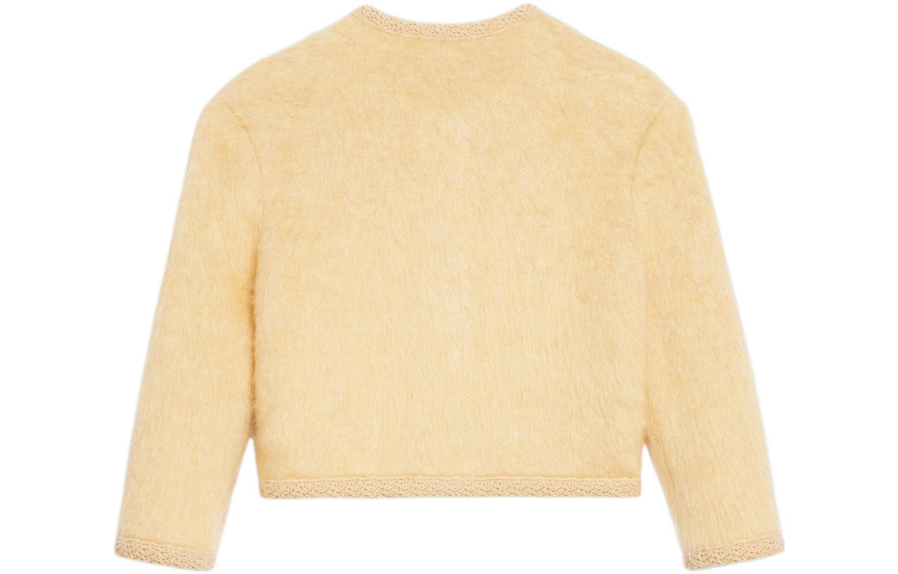 CELINE Cropped Coats Women's Yellow