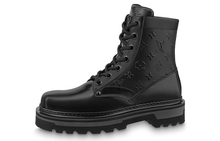 LOUIS VUITTON Ankle Boots Men's Black