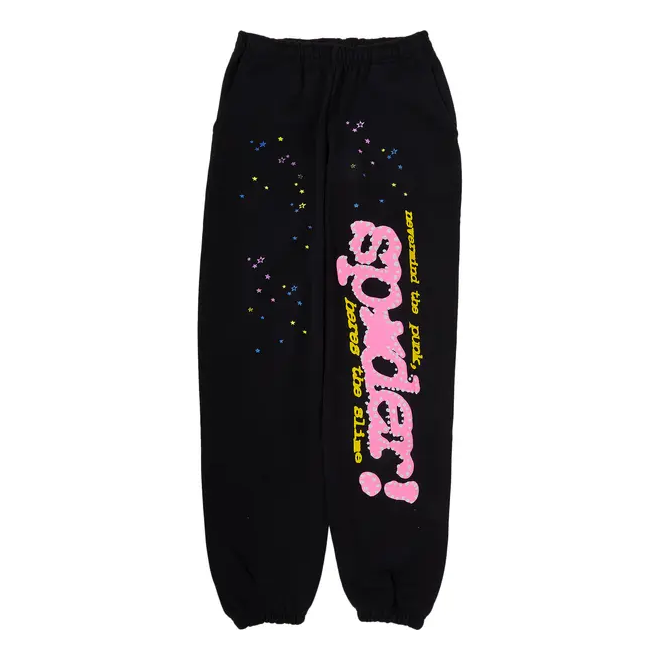 Sp5der P*nk V2 Sweatpant 'Black' 2406-1FW230204PVS-BLAC
