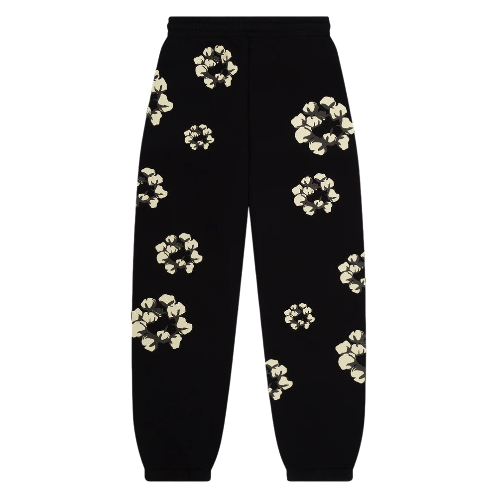 Denim Tears x Cactus Plant Flea Market Cotton Wreath Sweatpants 'Black' DTCT-5980