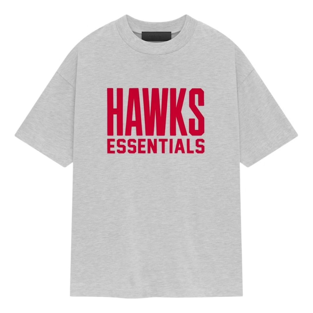 Fear of God Essentials x NBA Hawks T-shirt 'Light Heather Grey' 125AL244109F
