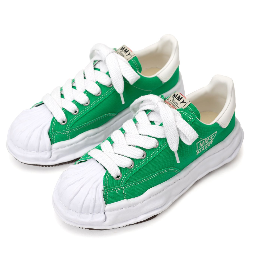 Maison MIHARA YASUHIRO BLAKEY OG Sole Canvas Low-top Sneaker 'Green' A08FW735-GRN