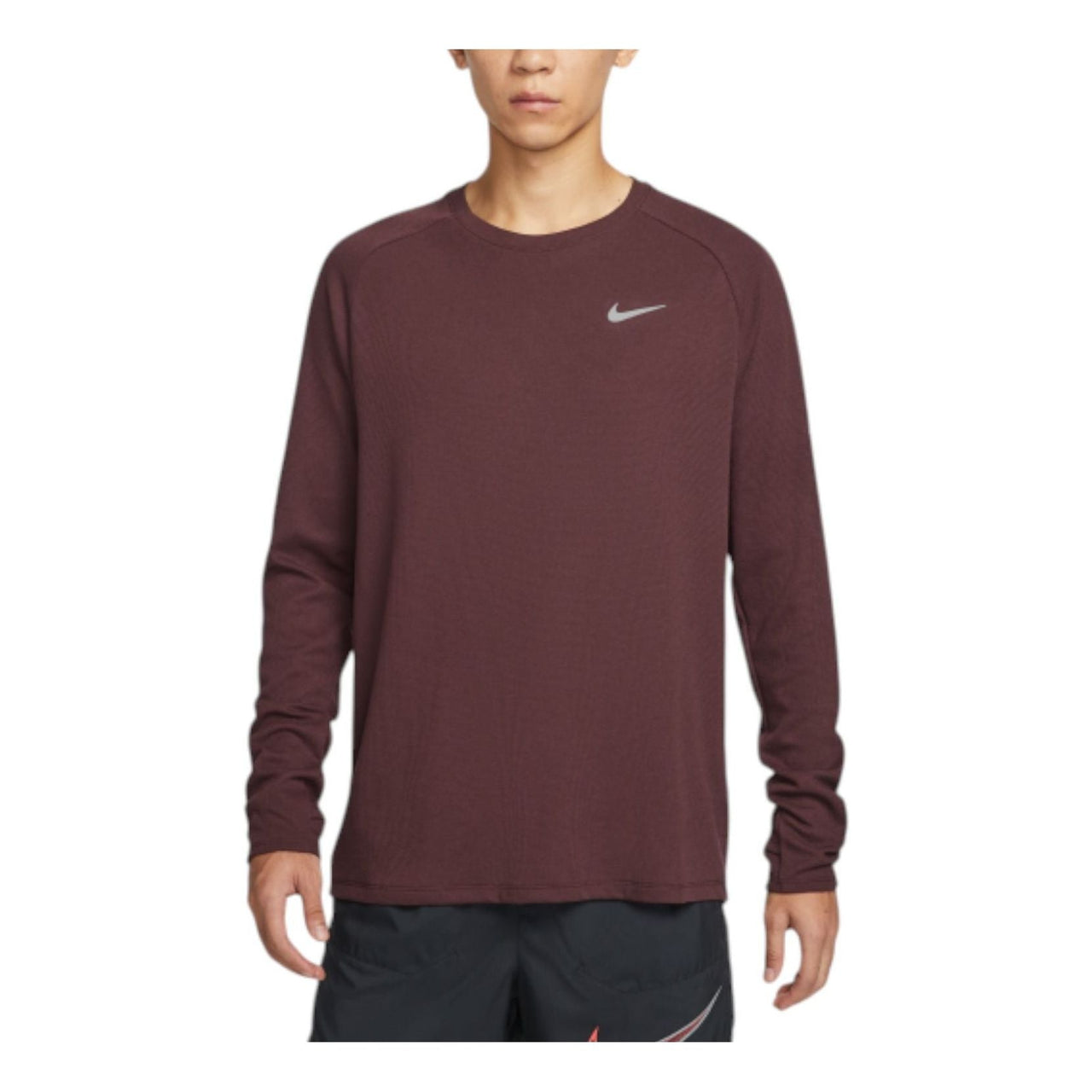 Nike Stride Dri-Fit Running Waffle Crew Neck Top 'Vivid Fuchsia' HV2706-652