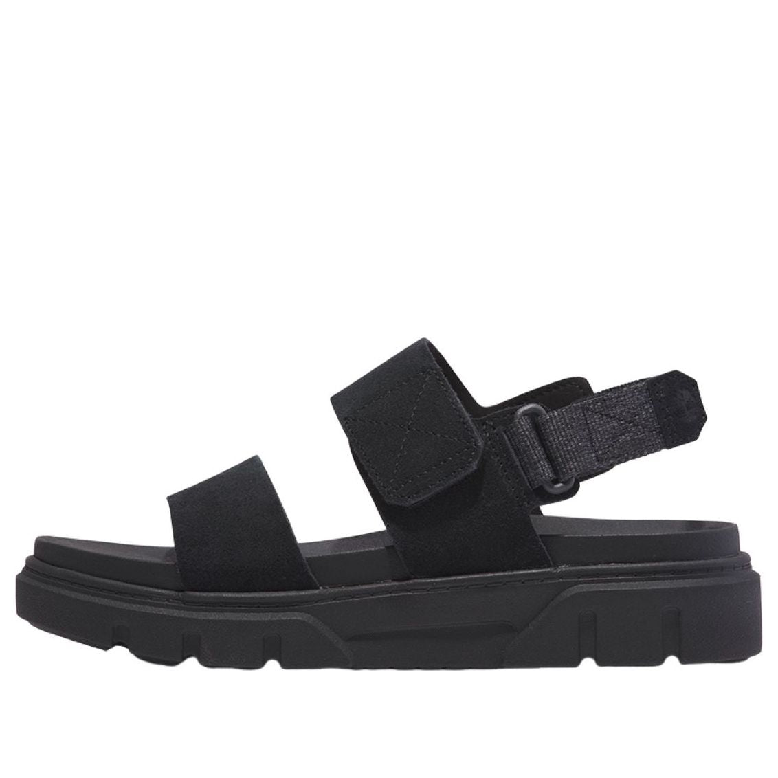 (WMNS) Timberland Greyfield 2 Back Strap Sandals 'Black Suede' TB0A61N4EK41
