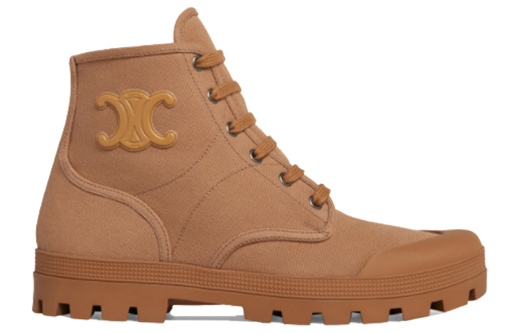 CELINE Patapans Outdoor Boots Women's Tawny