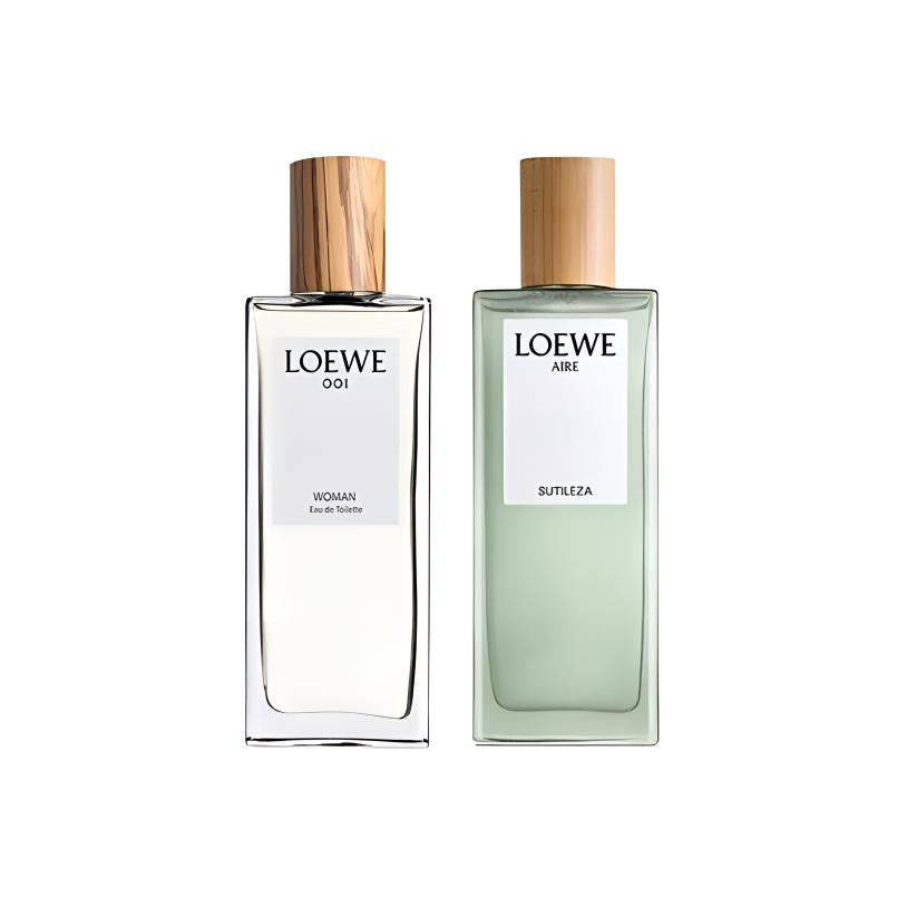 LOEWE 001 Miracle Sky Women's Light Perfume Set Eau De Toilette EDT Vanilla Jasmine 50ml+50ml