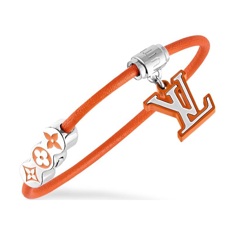 LOUIS VUITTON Metal Bangles Unisex Orange