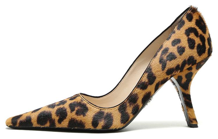 PRADA Satin Pumps 'Leopard' Women's