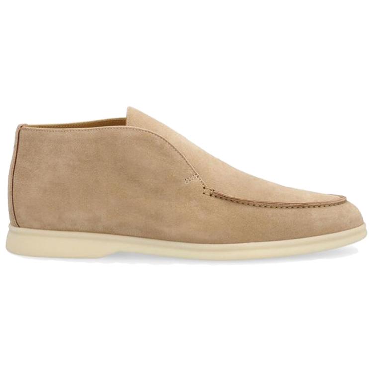 Loro Piana Ankle Boots Men's Light Brown