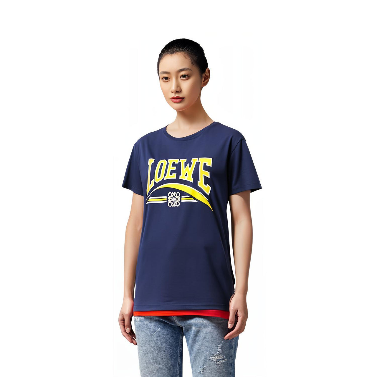 LOEWE 2010s Logo print T shirt