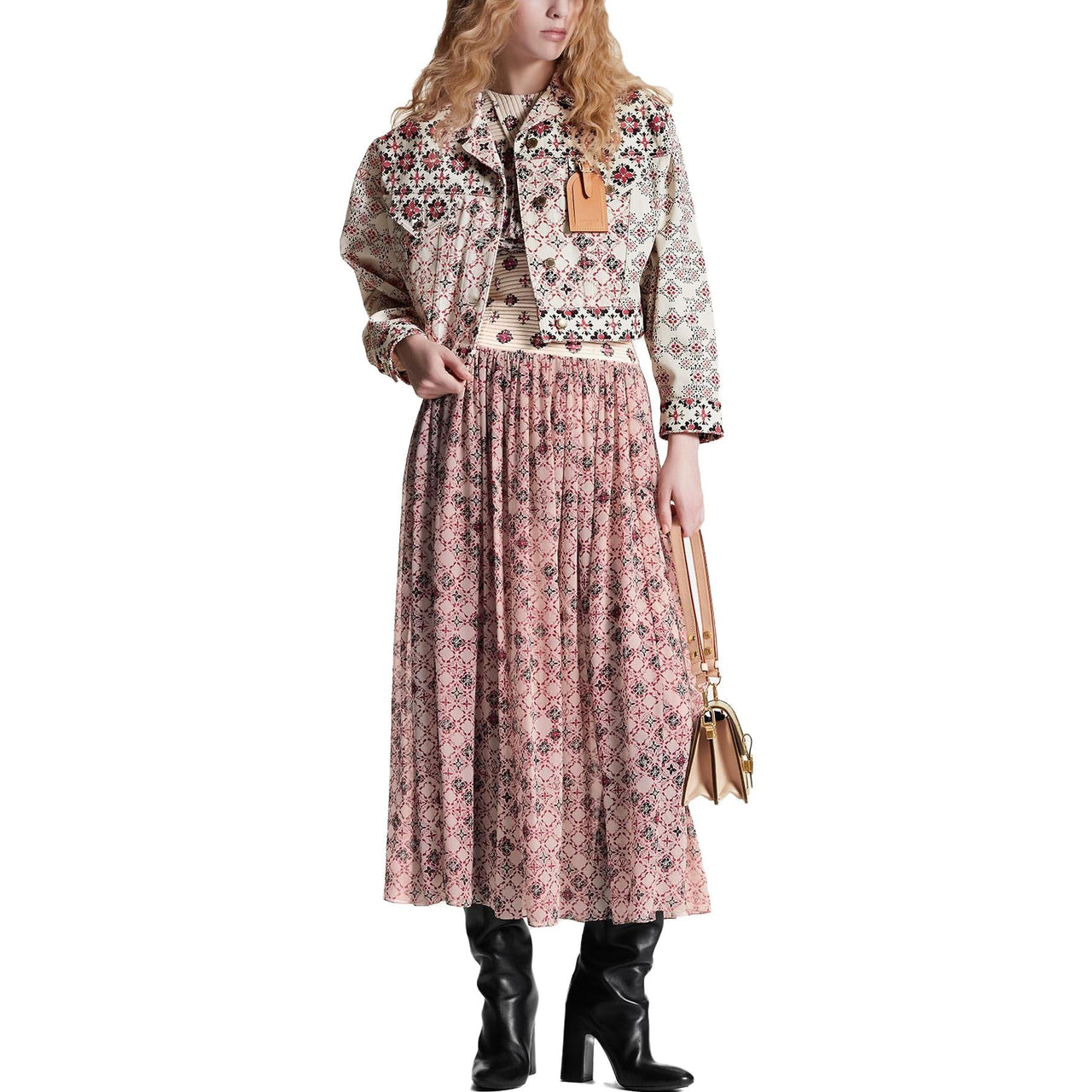 LOUIS VUITTON Cropped Coats Women's Multicolor