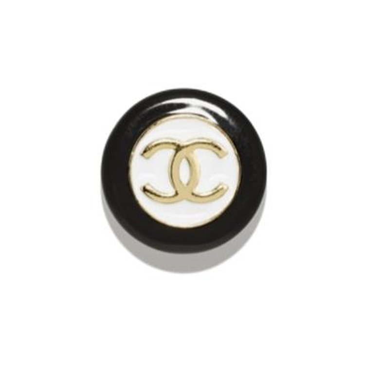 CHANEL Clip On Earrings Women's Black