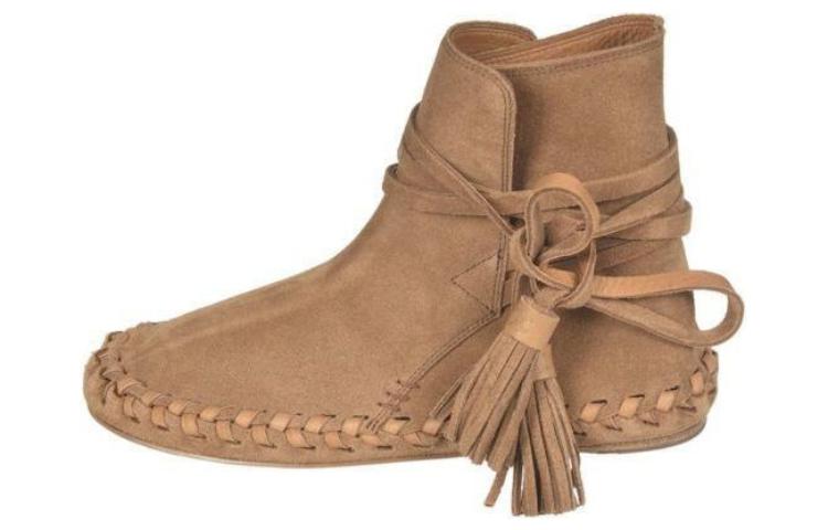 CELINE Ankle Boots Women's Brown