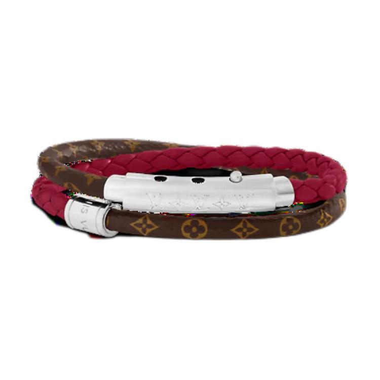 LOUIS VUITTON M8832E Monogram Double Spin Bracelet