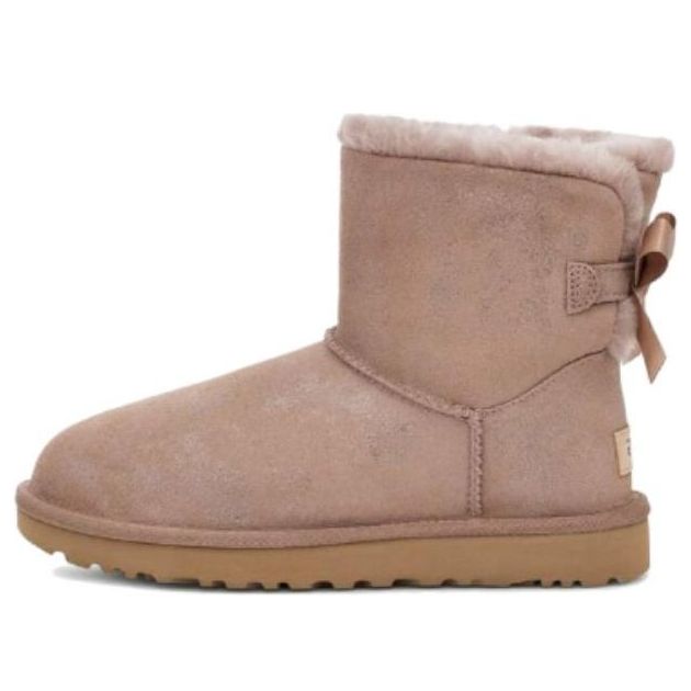 (WMNS) UGG Mini Bailey Bow II Shimmer 1112533-CRBO