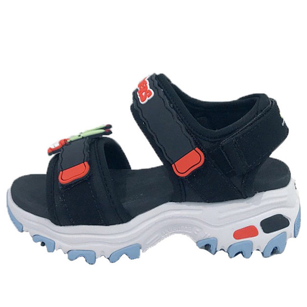 (GS) Skechers D'Lites 'Black' 317020L-BKRD
