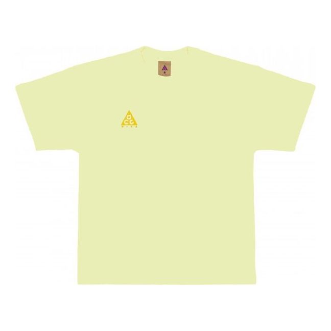 Nike ACG Small Logo Casual Short Sleeve Green BQ7343-335