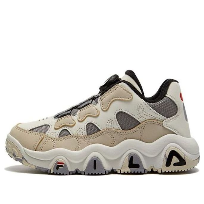 (GS) FILA Athletic Basketball Shoes 'White Tan Black' K15B341202FPW