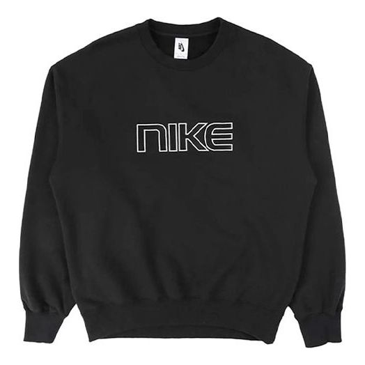 Men's Nike Alphabet Logo Round Neck Pullover Loose AV8276-010