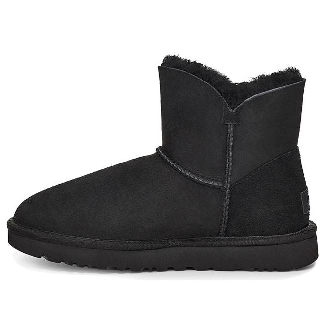 (WMNS) UGG Bailey Zip Mini Fleece Lined Black 1112481-BLK
