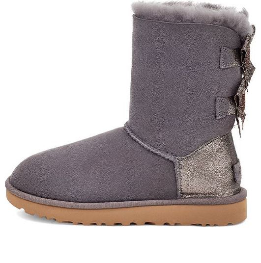 (WMNS) UGG Bailey Bow Glitz 'Purple Grey' 1120884-SHA