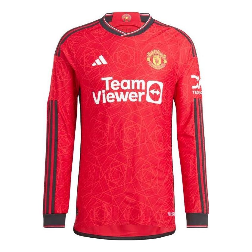 adidas Manchester United 23/24 Long Sleeve Home Jersey 'Team Collegiate Red' IP1729
