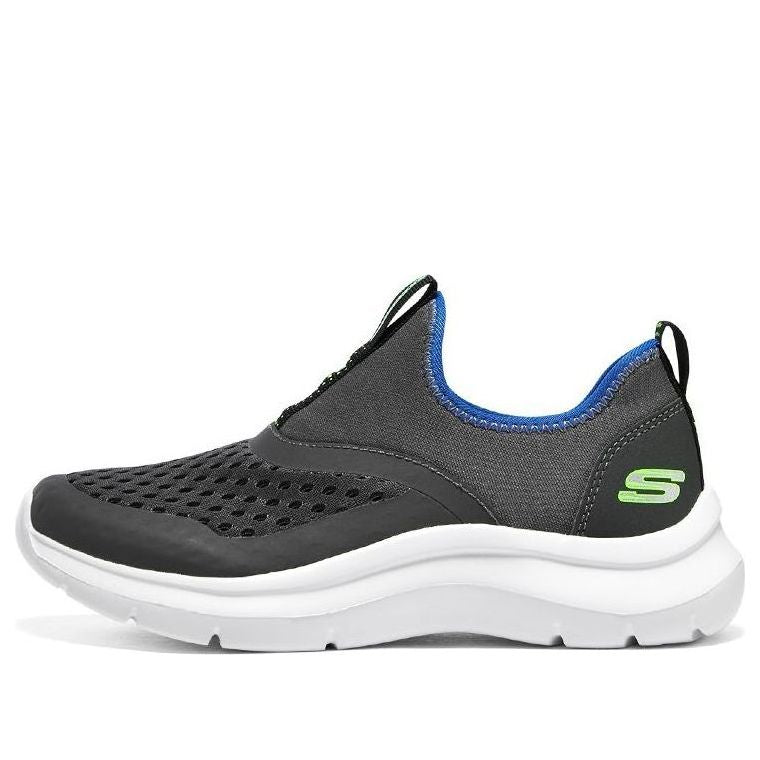 (GS) Skechers Comfy Slip On Shoes 'Grey Blue' 405260L-CCBL