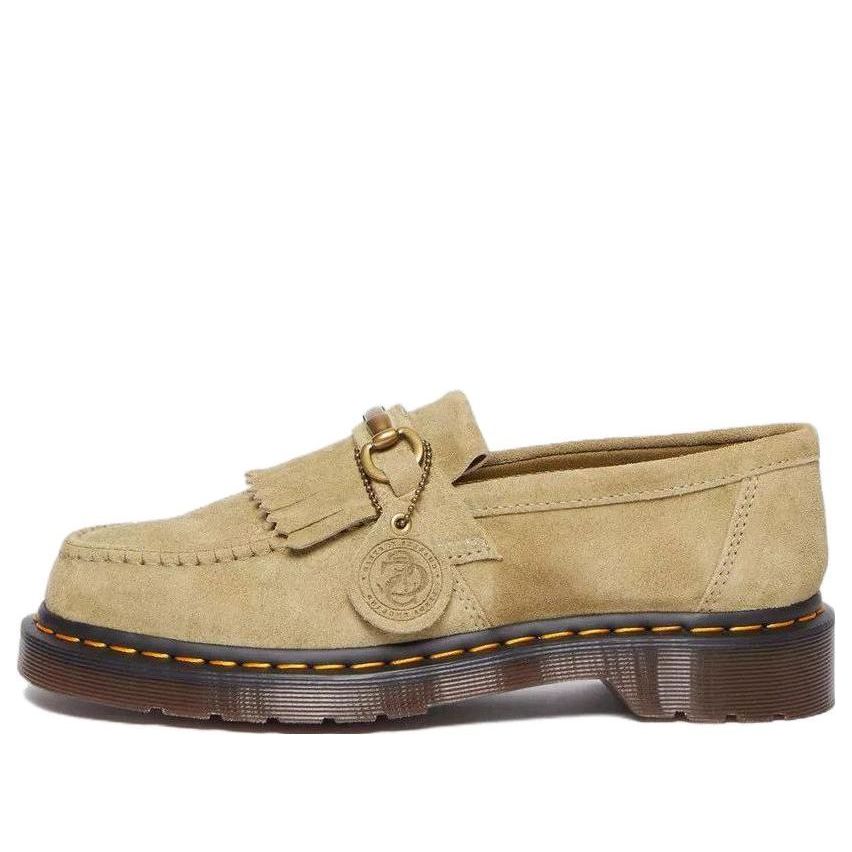 (WMNS) Dr.Martens Adrian Snaffle Loafer 'Pale Olive Suede' 30570358