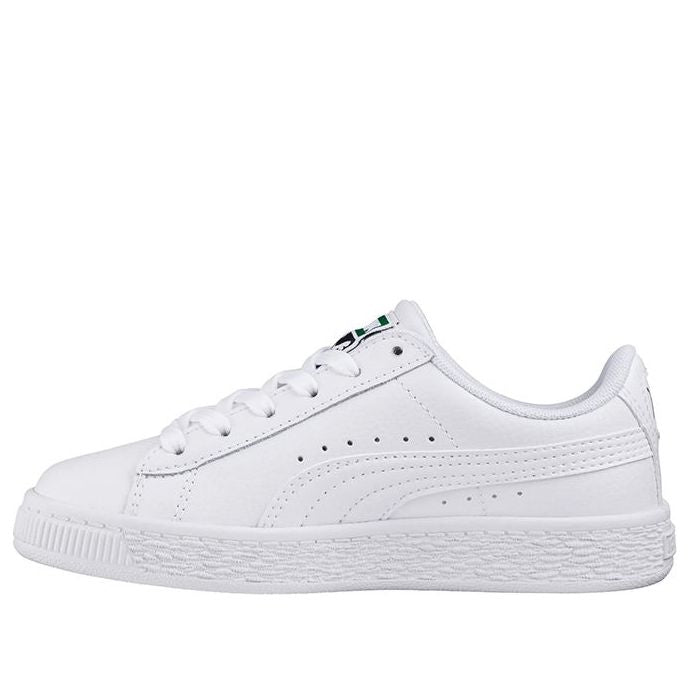 (GS) PUMA Basket Classic JR White 364503-04