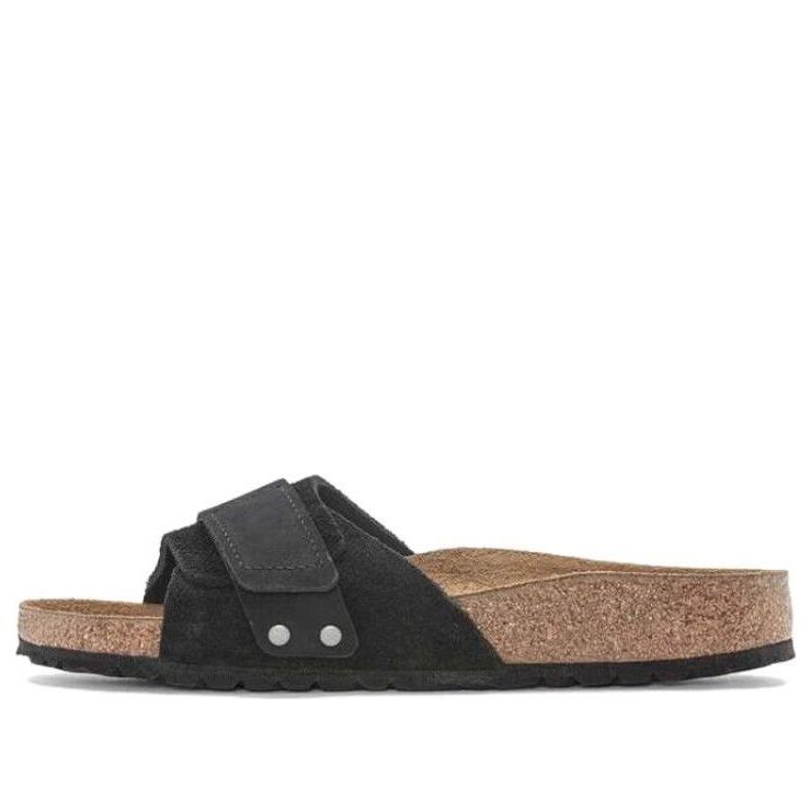 Birkenstock Oita Suede Leather Narrow Fit Sandals 'Black' 1024200
