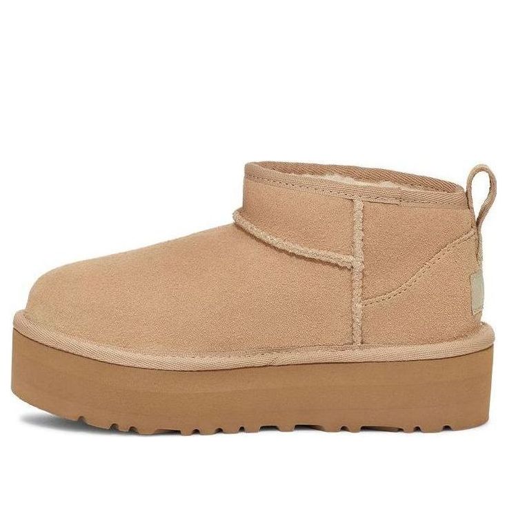 (PS) UGG Classic Ultra Mini Platform 'Sand' 1157791K-SAN