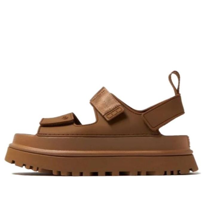 (GS) UGG GoldenGlow Sandals 'Brown' 1152813K-BRWN