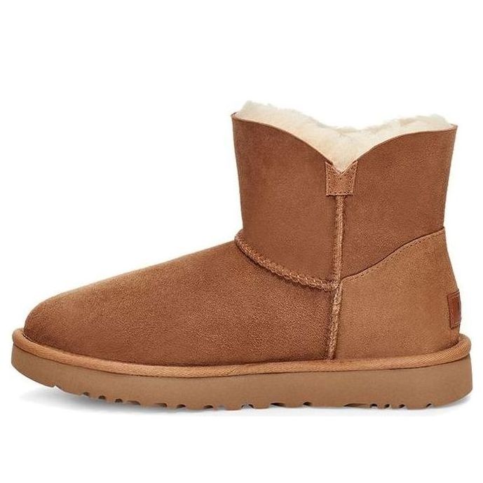 (WMNS) UGG Bailey Zip Mini Retro Fleece Lined Brown 1112481-CHE