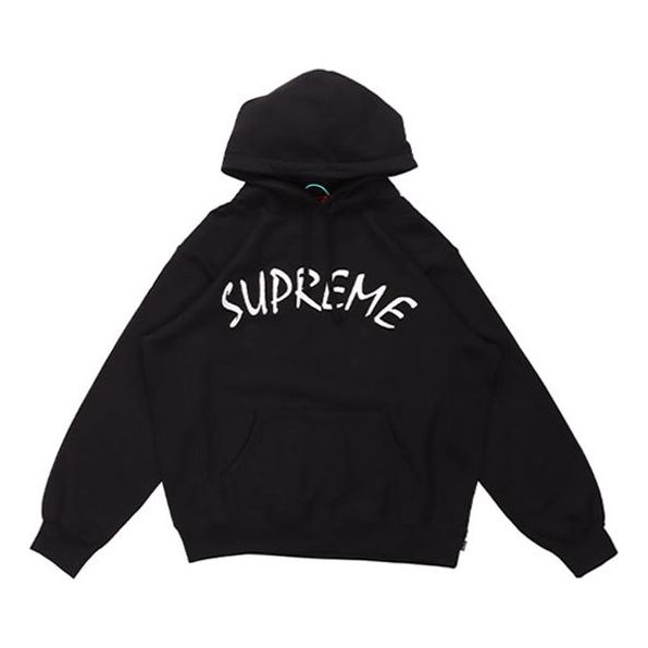 Supreme FTP Arc Hooded Sweatshirt 'Black White' SUP-SS21-631