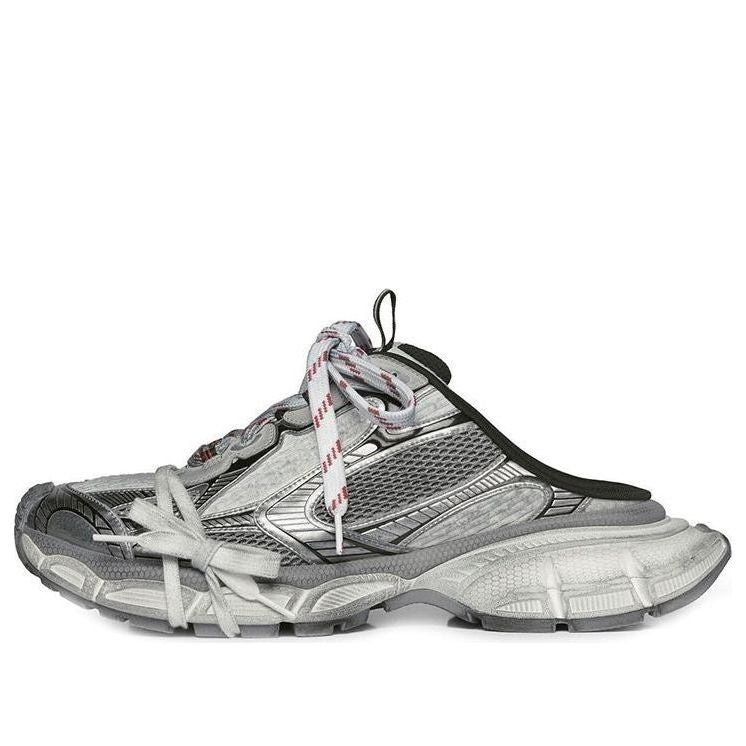 Balenciaga 3XL Mules 'Grey Mesh and Polyurethane' 742672W3XL51219