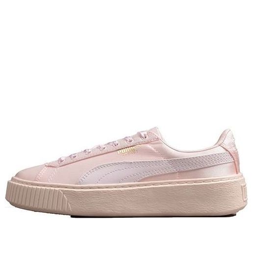 (GS) PUMA Basket Platform Tween 'Pearl' 365133-01