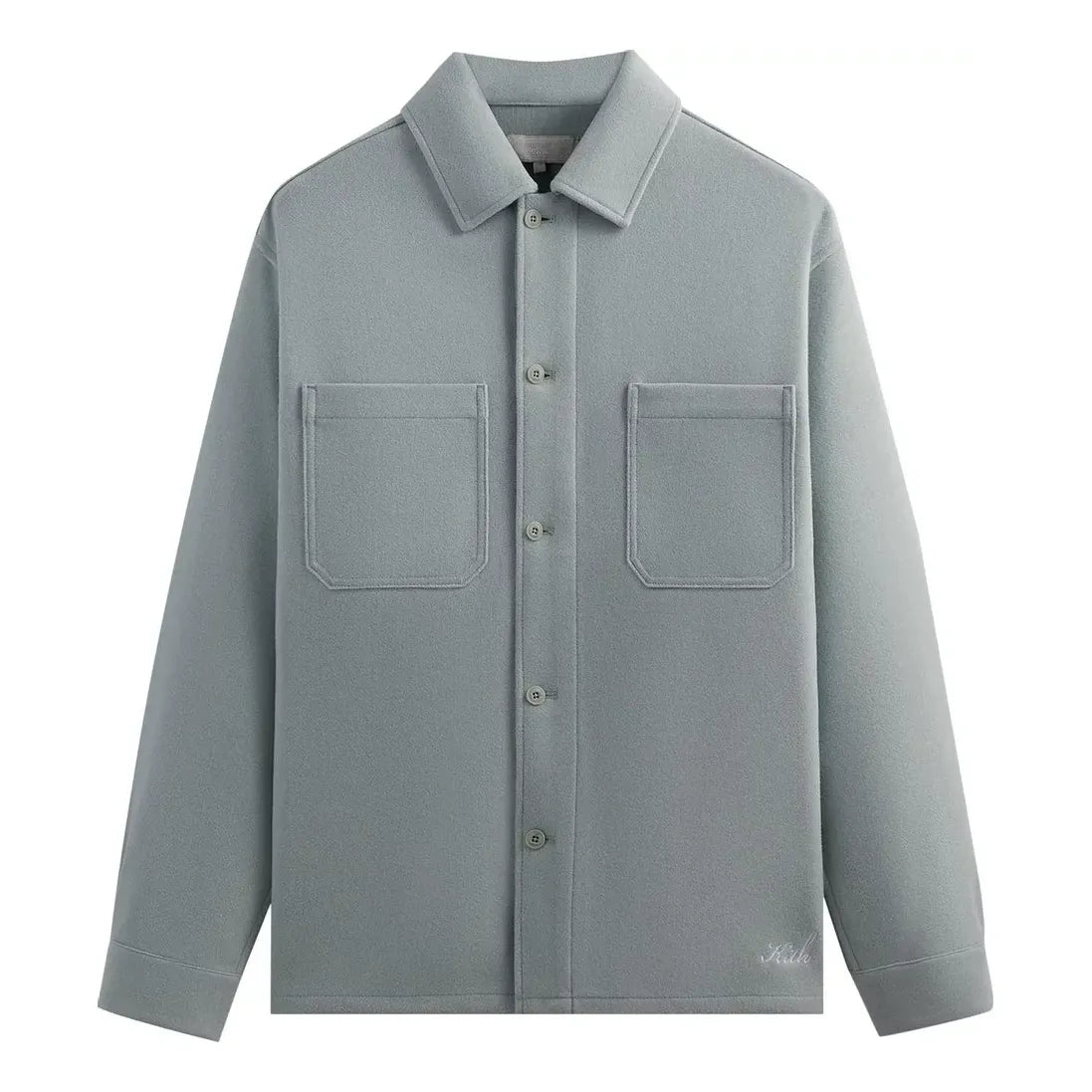 KITH Felted Jersey Ace Buttondown 'Brine' KHM031819-5014