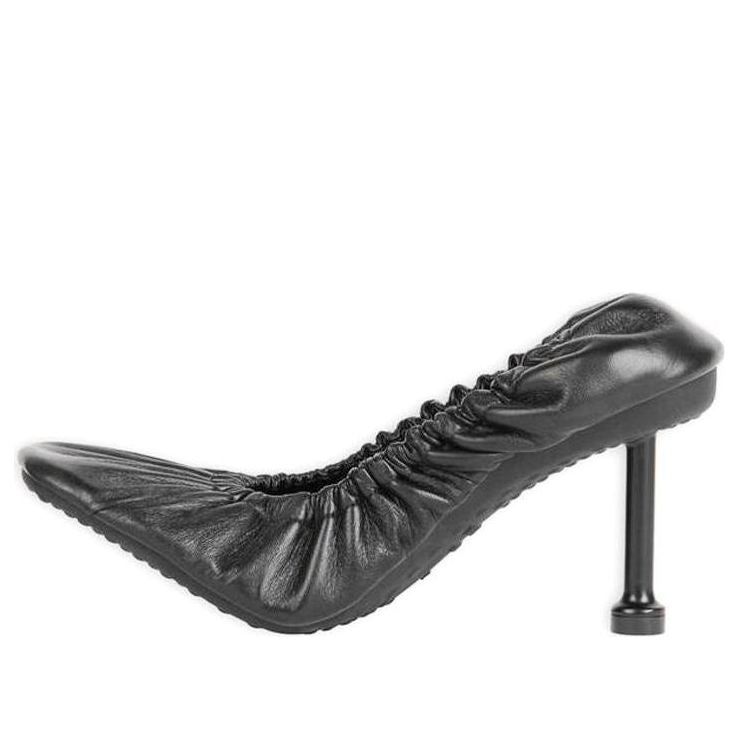 (WMNS) Balenciaga 80mm Tug Pump Heels 'Black' 656601WA2M01000