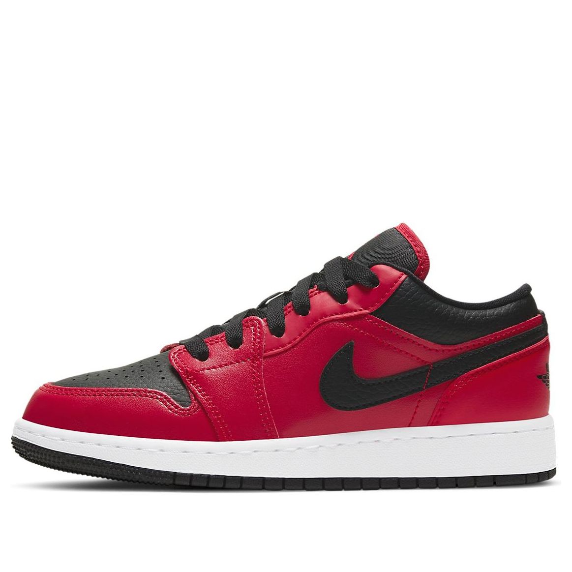 (GS) Air Jordan 1 Low 'Reverse Bred Pebbled' 553560-605