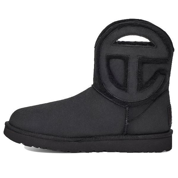 Telfar x UGG Logo Mini Cozy Soft Unisex Black 1122991-BLK