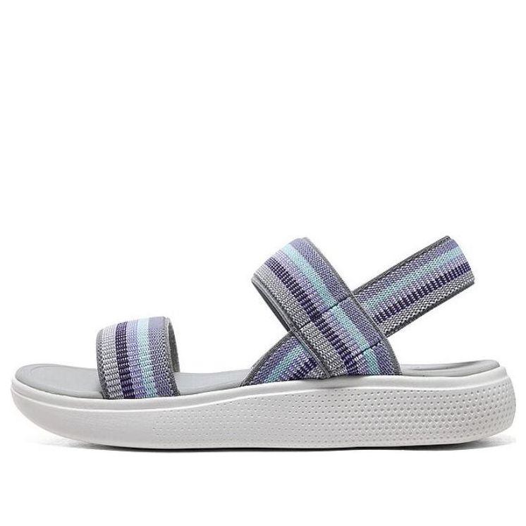 (WMNS) Skechers Summer Skipper 'Grey Blue' 114400-PRMT