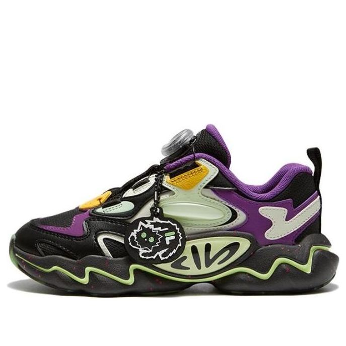 (GS) FILA Boa Sneakers 'Purple Black Green' K15B341111FBL