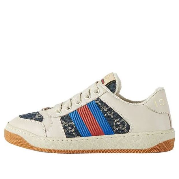 (PS) Gucci Screener GG Sneaker 'White Blue' 626620-22V40-4663