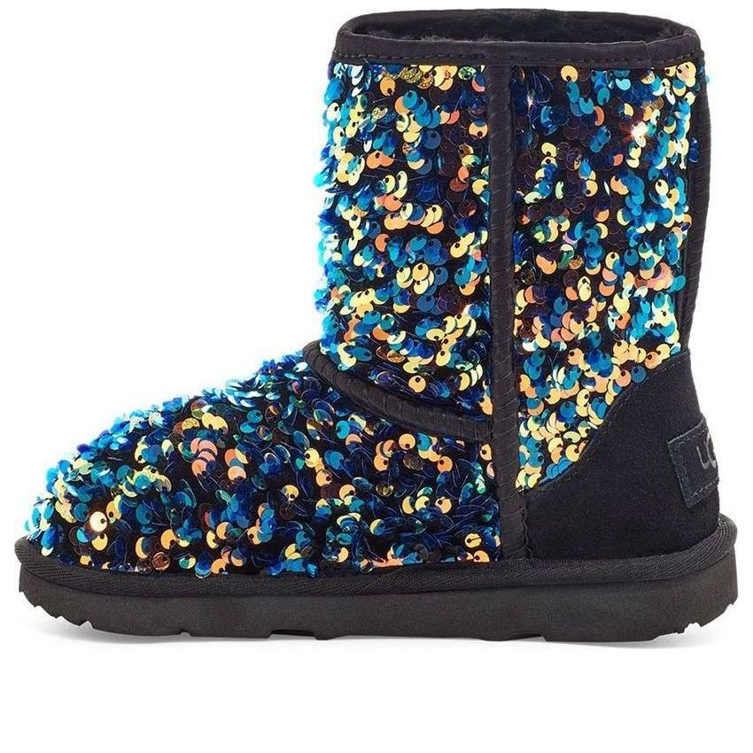 (PS) UGG Classic II Stellar Sequin 'Black' 1112244K-BLK