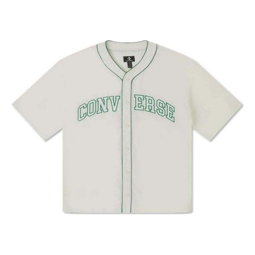 Converse Baseball Jersey Shirt Asia Sizing 'White' 10027220-A01