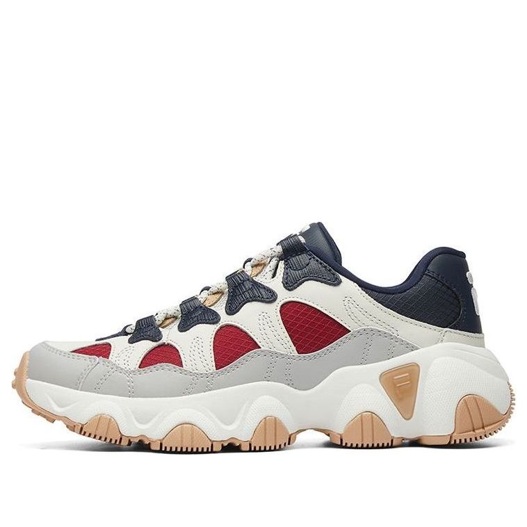 (WMNS) FILA Jagger Low Running Shoes White/Red/Blue F12W041419FWB