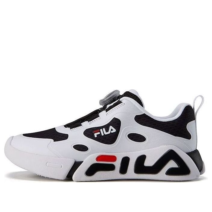 (GS) FILA BOA Classic VNTG Running Shoes Black/White K15B121109FBK